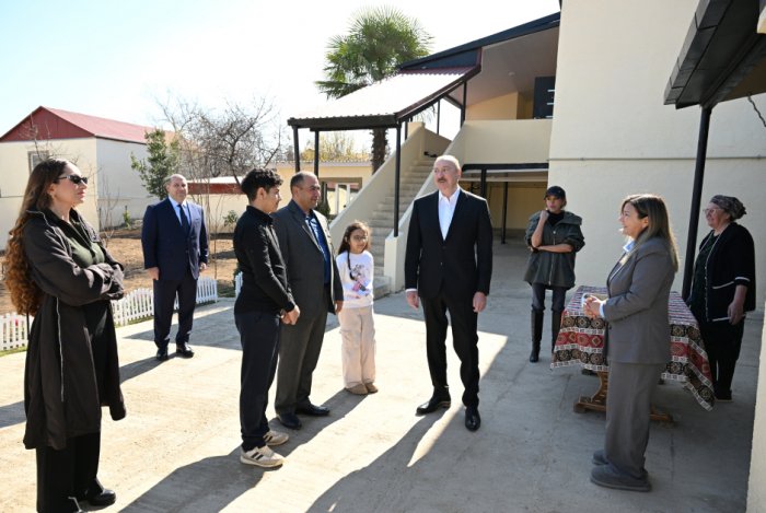   President Ilham Aliyev inspected reconstruction progress in Khojavend town  