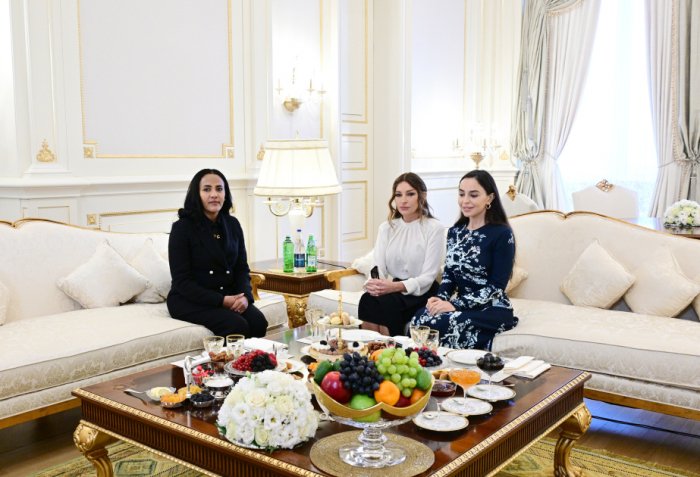  Las Primeras Damas de Azerbaiy&aacute;n y Etiop&iacute;a se reunieron en Bak&uacute; 