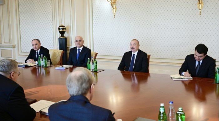  İlham Əliyev Rusiya Hökuməti Sədrinin müavinini qəbul edib -    FOTOLAR     