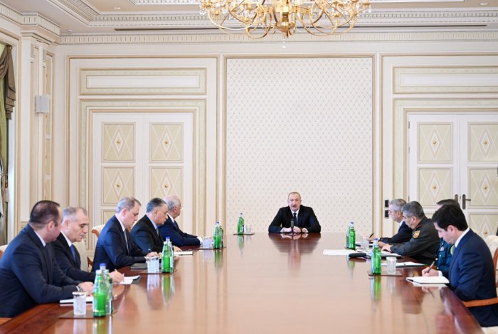   President Ilham Aliyev chaired meeting of Security Council  