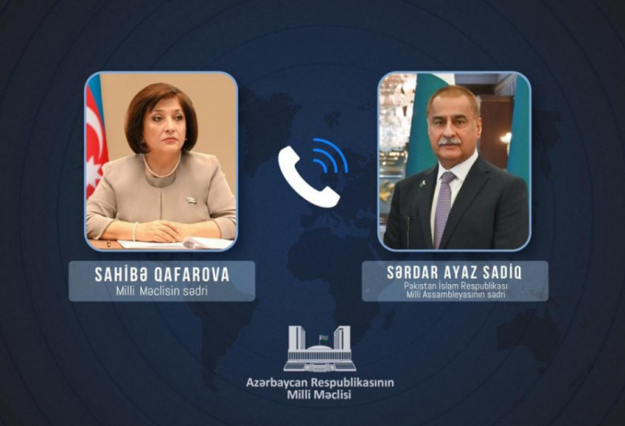 Azərbaycanın və Pakistanın parlament sədrləri danışıblar