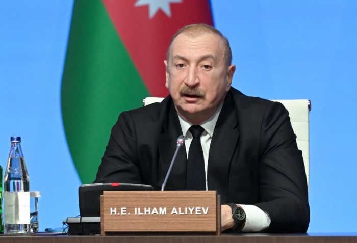   Presidente Ilham Aliyev: &ldquo;Azerbaiy&aacute;n desempe&ntilde;a un papel como pa&iacute;s de tr&aacute;nsito seguro de recursos energ&eacute;ticos&rdquo;  