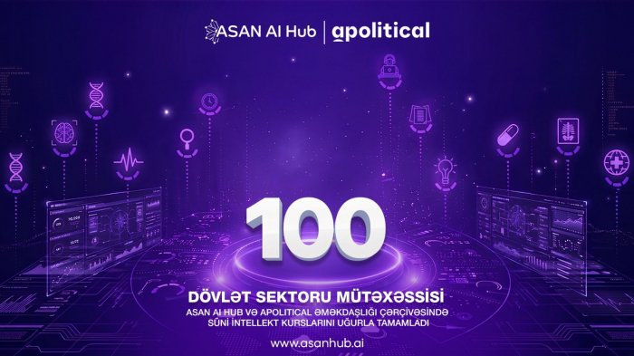  ASAN AI Hub-da ilk 100 dövlət nümayəndəsi təlimi başa vurdu