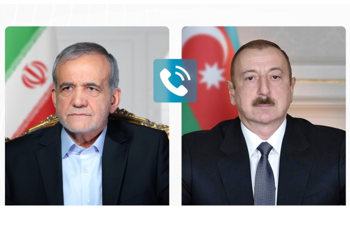  Conversaci&oacute;n telef&oacute;nica entre el Presidente de Ir&aacute;n y el Presidente de Azerbaiy&aacute;n 