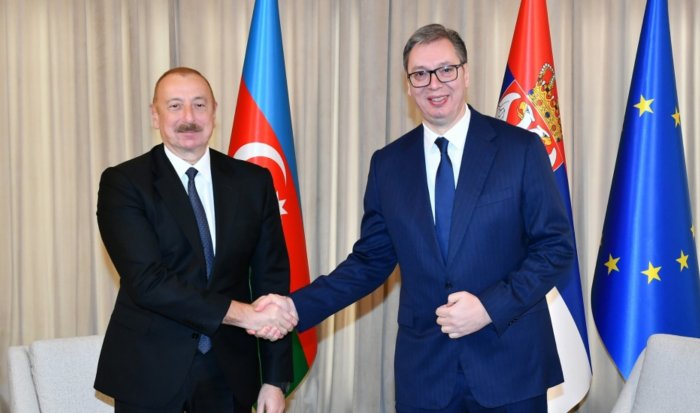    Prezident İlham Əliyev ilə Aleksandar Vuçiç danışıb   