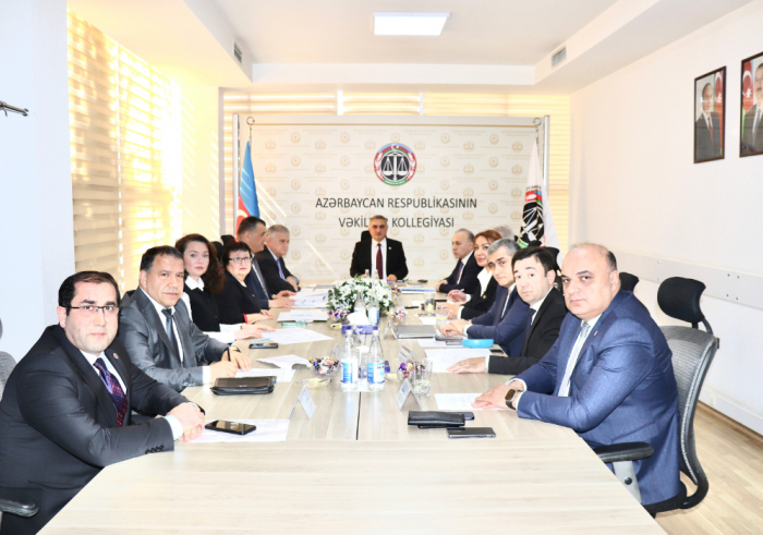 Vəkillər Kollegiyası Rəyasət Heyətinin növbəti iclası keçirilib