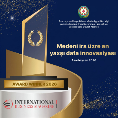 Dövlət Xidməti mədəni irs üzrə beynəlxalq mükafata layiq görülüb