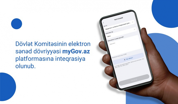 Dövlət Komitəsinin elektron sənəd dövriyyəsi myGov platformasına inteqrasiya olunub