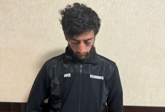 Dövlət Bayrağına hörmətsizlik edən şəxs saxlanılıb