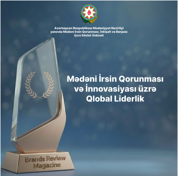 Dövlət xidməti beynəlxalq mükafata layiq görüldü