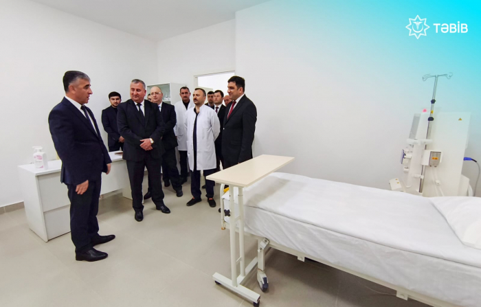 Gədəbəy Mərkəzi Xəstəxanasında yeni Hemodializ şöbəsi açılıb