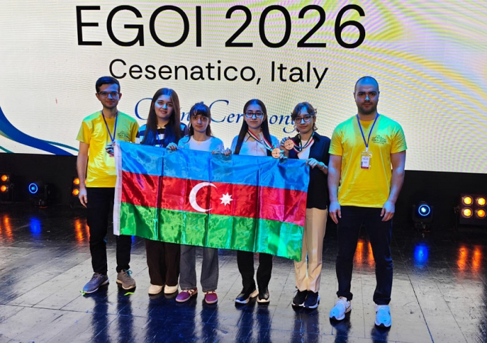 Məktəblilərimiz EGOI 2026-da iki medal qazanıblar
