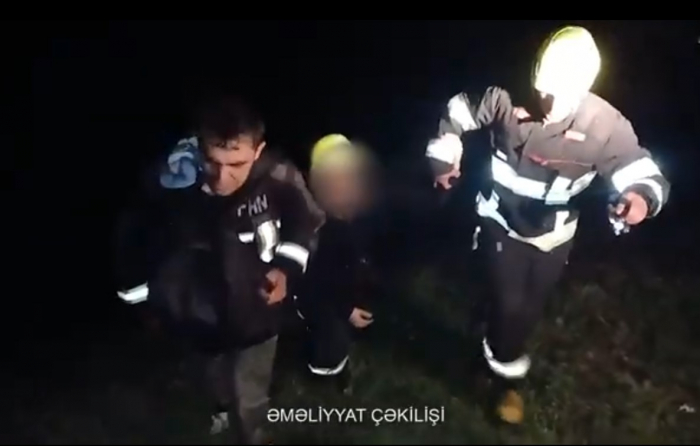 Dağda köməksiz qalan şəxslər xilas ediliblər