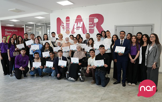 “Nar” WUF 13 çərçivəsində inklüziv təcrübə proqramı iştirakçılarını təltif edib    | FOTOLAR   