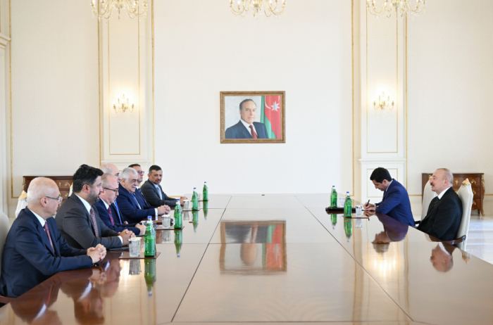    Prezident Türkiyə parlamentinin nümayəndə heyətini qəbul edib   