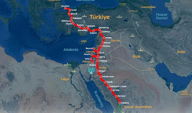 Hicaz dəmir yolu Hörmüz boğazına alternativ olacaq
