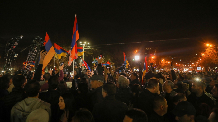 Armenian opposition protests &lsquo;fraudulent&rsquo; election results