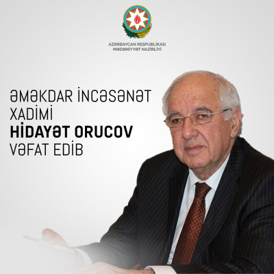 Yazıçı-dramaturq, dövlət xadimi Hidayət Orucov vəfat edib