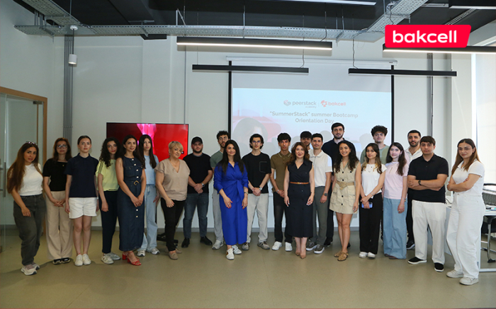 Bakcell-in dəstəyi ilə keçirilən “SummerStack Bootcamp” başladı