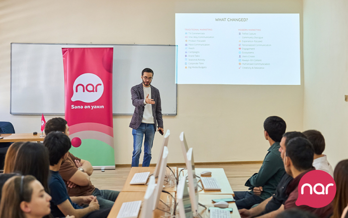 “Nar” tələbələr üçün təlimləri təşkil edib