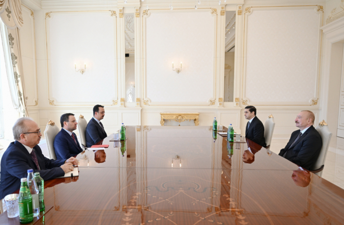 İlham Əliyev Akın Gürleki qəbul edib