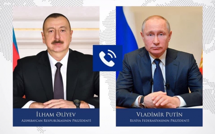    Putin İlham Əliyevə zəng etdi   