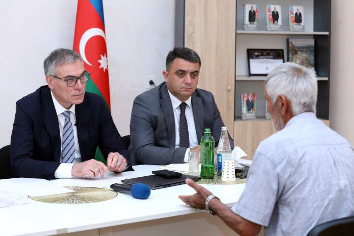 "Azəriqaz” İB-nin baş direktoru Qobustan rayonunda vətəndaş qəbulu keçirib