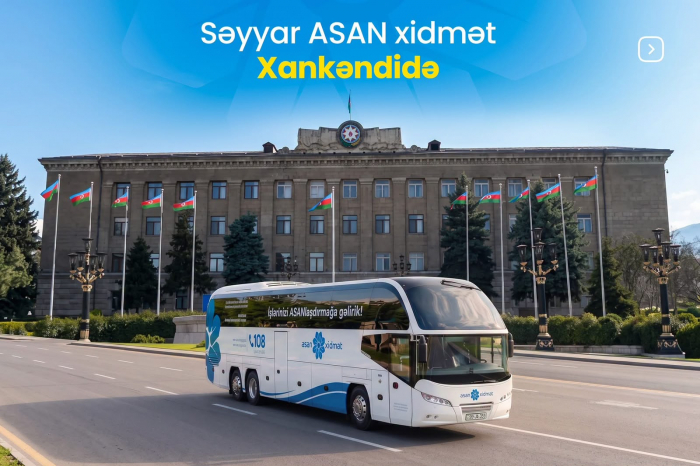 Səyyar ASAN xidmət Xankəndidə  l FOTOLAR  