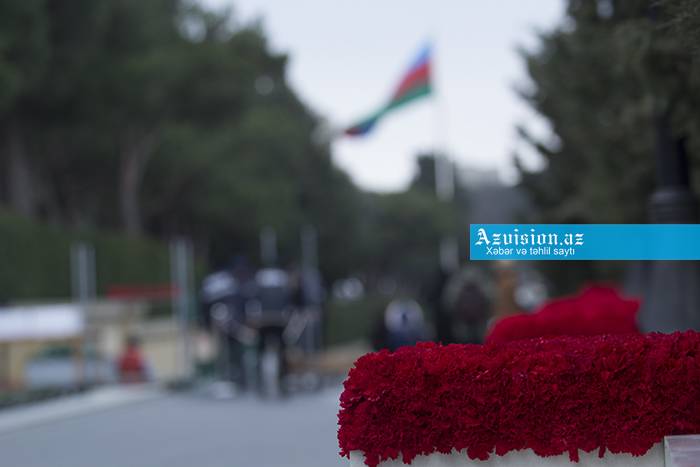 Schweigeminute in Aserbaidschan