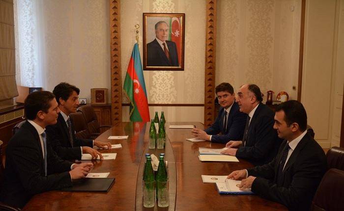 Le chef de la diplomatie a reçu le nouvel ambassadeur d’Italie en Azerbaïdjan