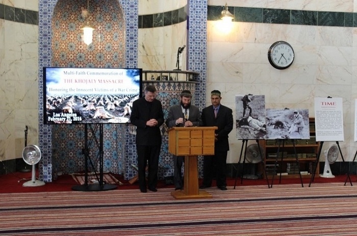 Demand Justice for Khojaly: LA Christian, Jewish and Muslim faith leaders pray for victims of Khojaly Genocide