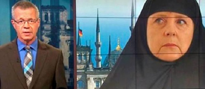 Angela Merkel voilée dans une émission allemande VIDEO