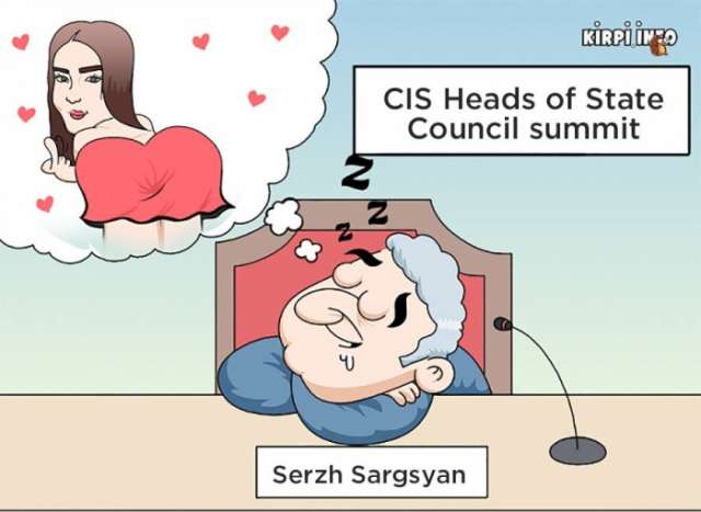 Whom did Sargsyan see in his dream? - CARTOON