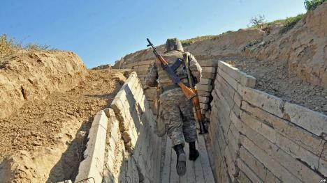 Armenians fire on positions of Azerbaijani Army 