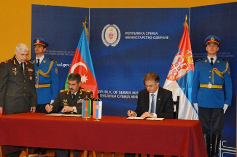 Serbiya ilə hərbi saziş imzalandı