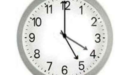 Əqrəblər bir saat irəli çəkiləcək