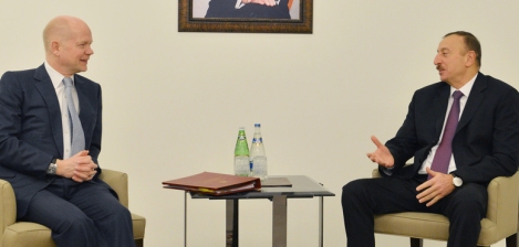 Ilham Aliyev meets British Foreign Secretary