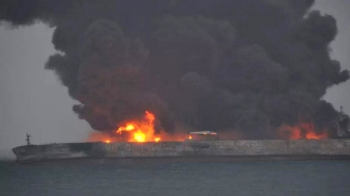 Iranian oil tanker rocked by explosion off China, rescue efforts suspended