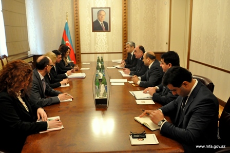 Elmar Məmmədyarov Aİ nümayəndələri ilə görüşüb