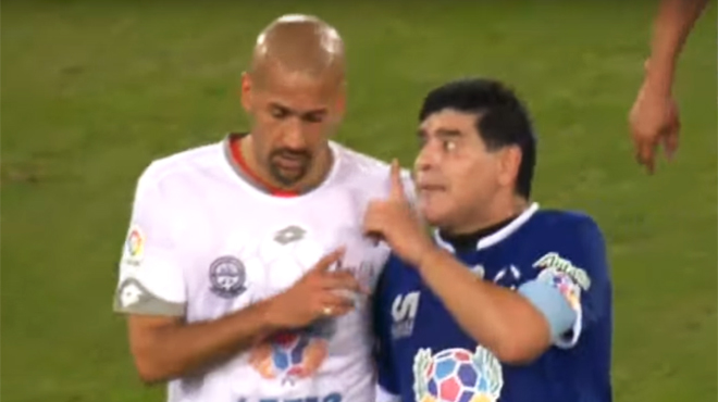 Match pour la paix: Veron et Maradona se disputent