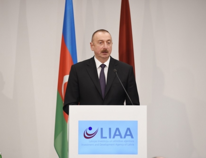 "From now on Latvia and Azerbaijan are considered strategic partners" - Ilham Aliyev
