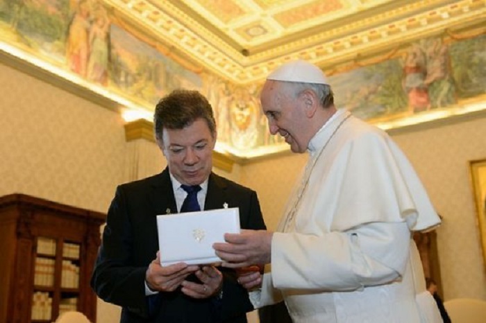 Confirmada reunión de Santos con el papa Francisco en diciembre