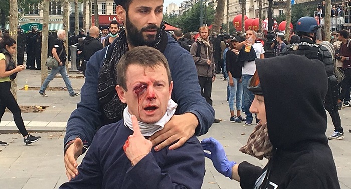 Paris: Verletzte bei Ausschreitungen während Demo gegen Arbeitsrechtsreform – VIDEO