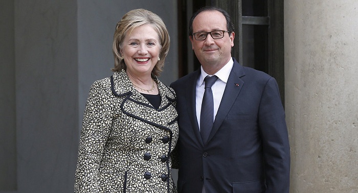 Sind Hillary Clinton und Francois Hollande entfernte Verwandte?