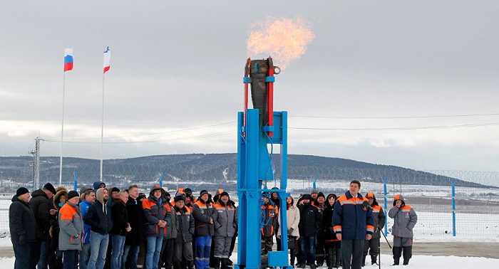 Gaspipeline auf die Krim nimmt Betrieb auf