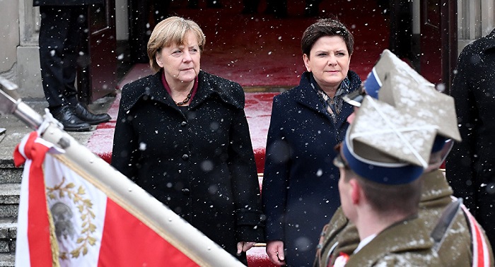 Treffen mit Merkel: Jarosław Kaczynski träumt von europäischer Atombombe
