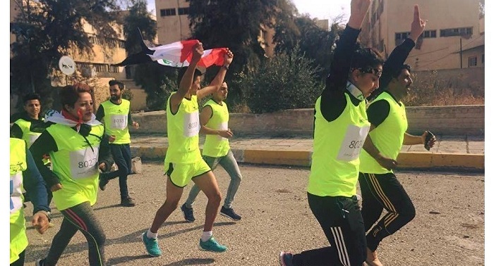 Von Bagdad nach Mossul: Junge Iraker laufen „Friedens-Marathon“