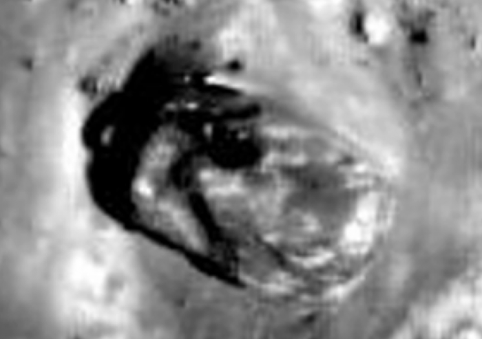 Lassen hier Außerirdische ihren „Ur-Panzer“ auf dem Mond verrosten?