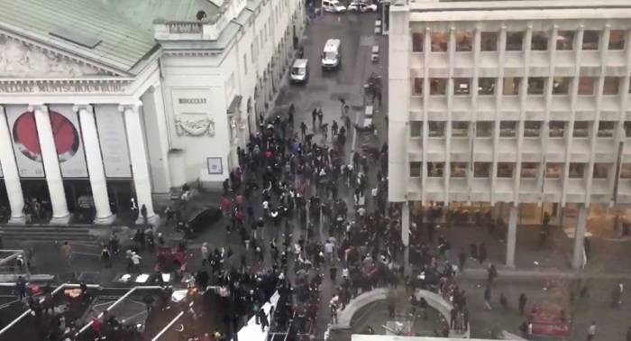 Festnahmen bei Unruhen im Zentrum von Brüssel