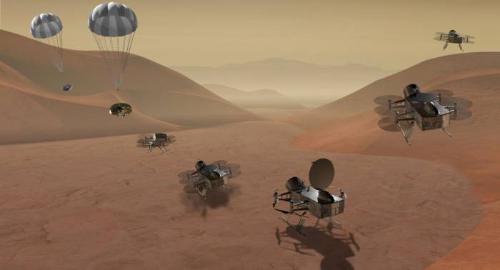 Nasa schickt Atom-Heli auf den Titan oder fliegt zum Sowjet-Kometen